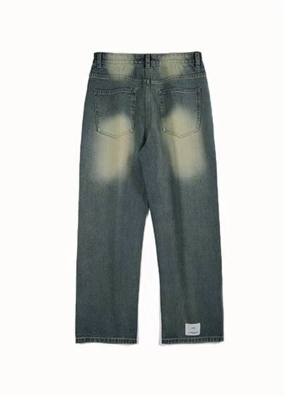 Street Distressed Washed-Jeans für Herren-4