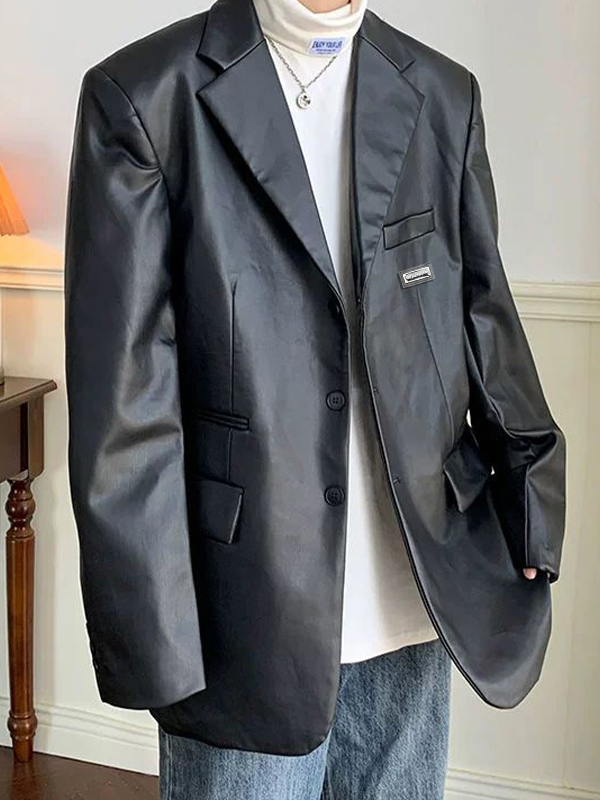 Lederjacken-Blazer für Herren-5