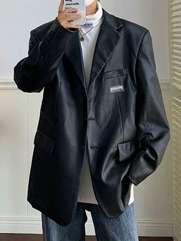 Lederjacken-Blazer für Herren-4
