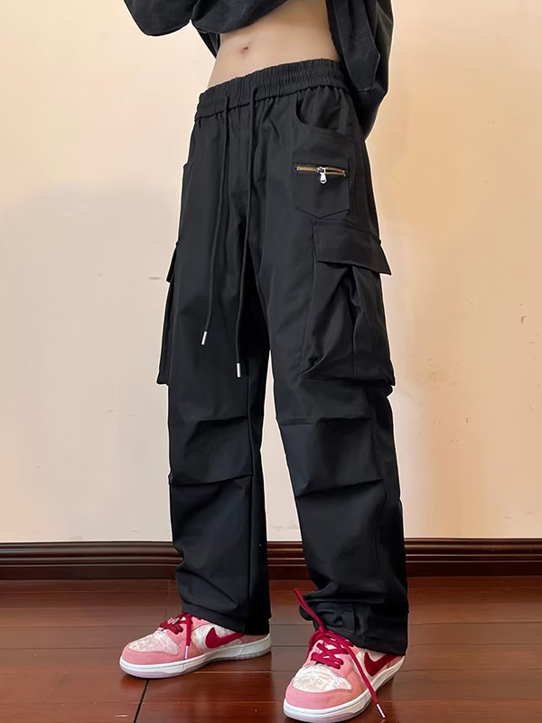 Solide Herren-Cargohose mit mehreren Taschen und Rüschen-2