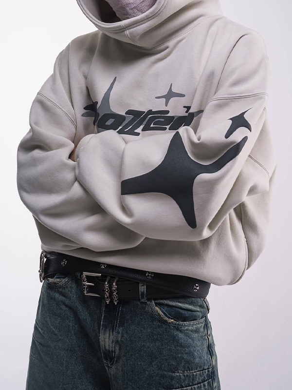 Y2K-Sweatshirt mit Stern-Buchstaben-Print-1