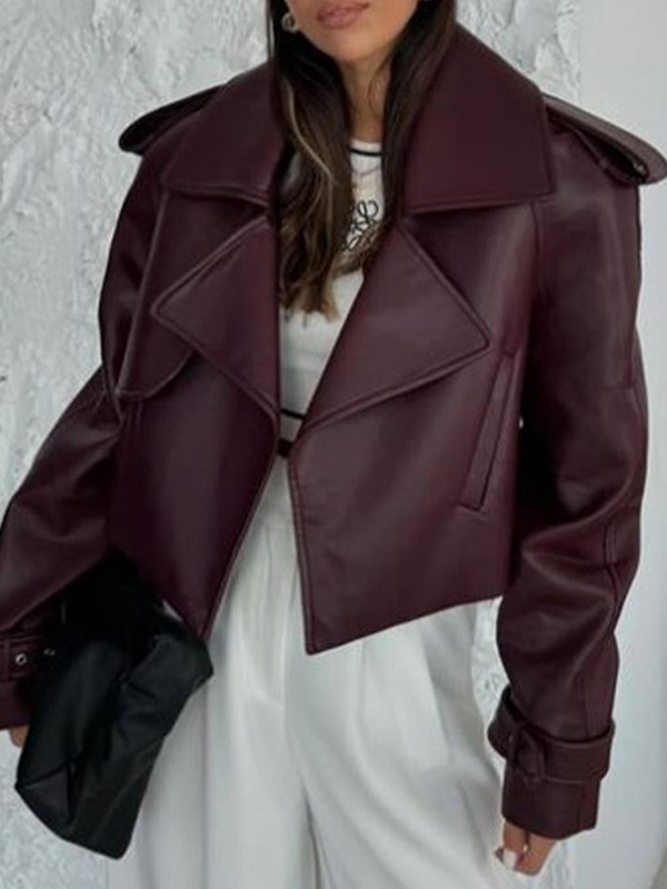 Lockere Jacke mit vielseitigem Design-4