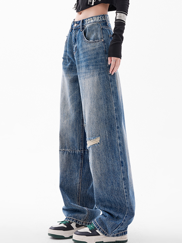 American Retro – Boyfriendjeans mit Lochmuster-3