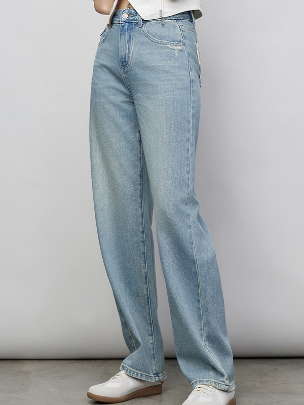 Lockere Boyfriendjeans im Retro-Schlankheits-Look-3