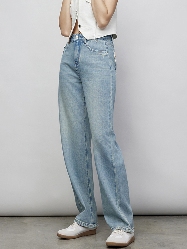 Lockere Boyfriendjeans im Retro-Schlankheits-Look-4