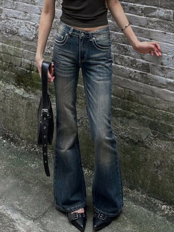 Slim Drag Floor Slim Schlagjeans-2