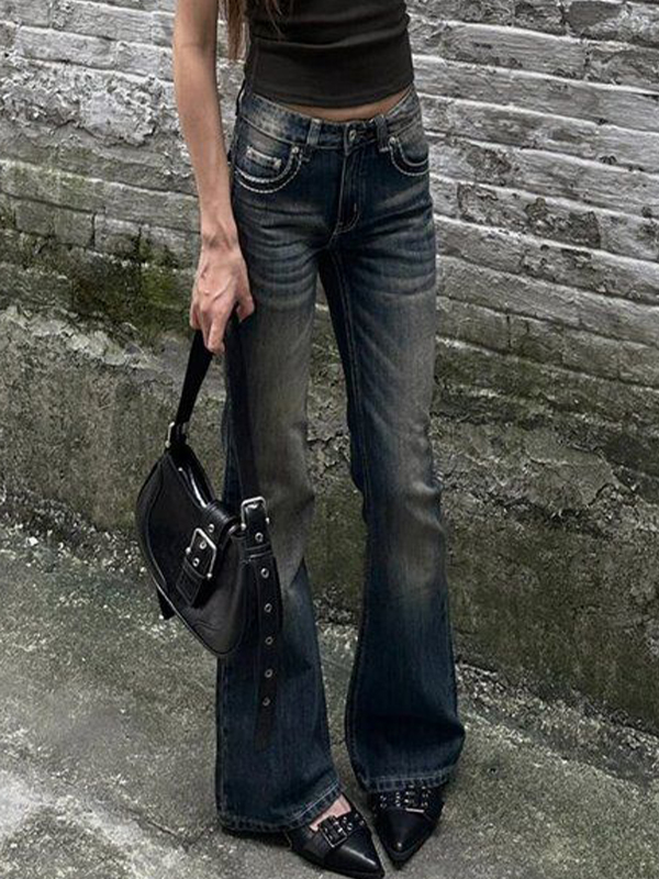 Slim Drag Floor Slim Schlagjeans-3