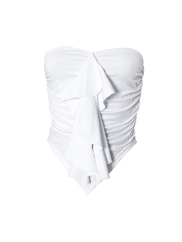 Ärmelloses rückenfreies sexy Bandeau-Top-3