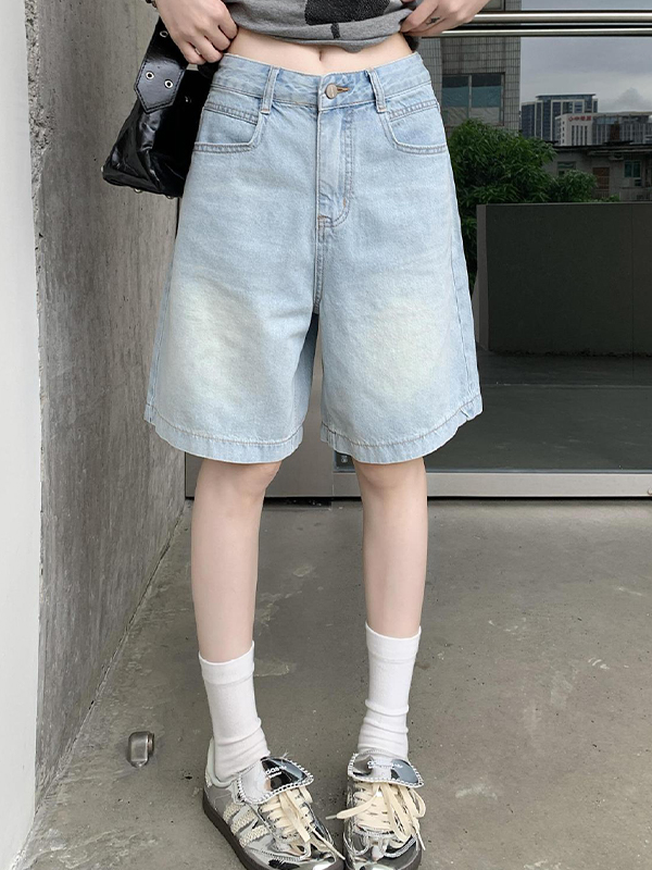 American Retro-Jeansshorts-3