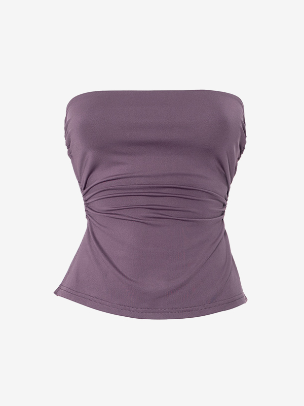 Rückenfreies Circle Bustier Bandeau-Top-4