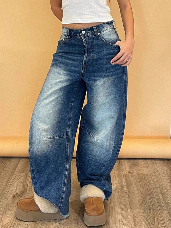 Locker sitzende Straight Boyfriendjeans-1