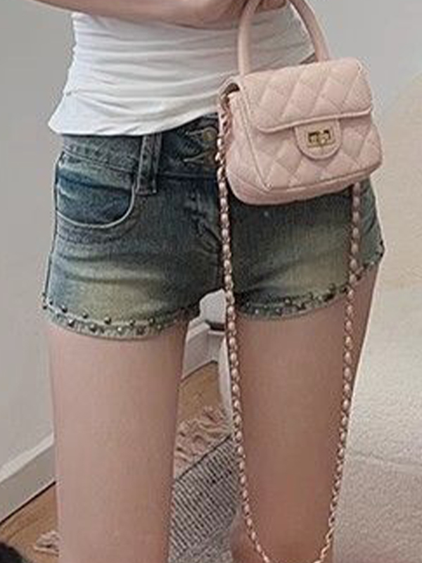 Hottie Buns Jeansshorts-2