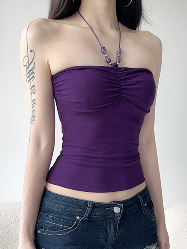 Zarte Neckholder-Weste im Vintage-Stil mit Perlen-3