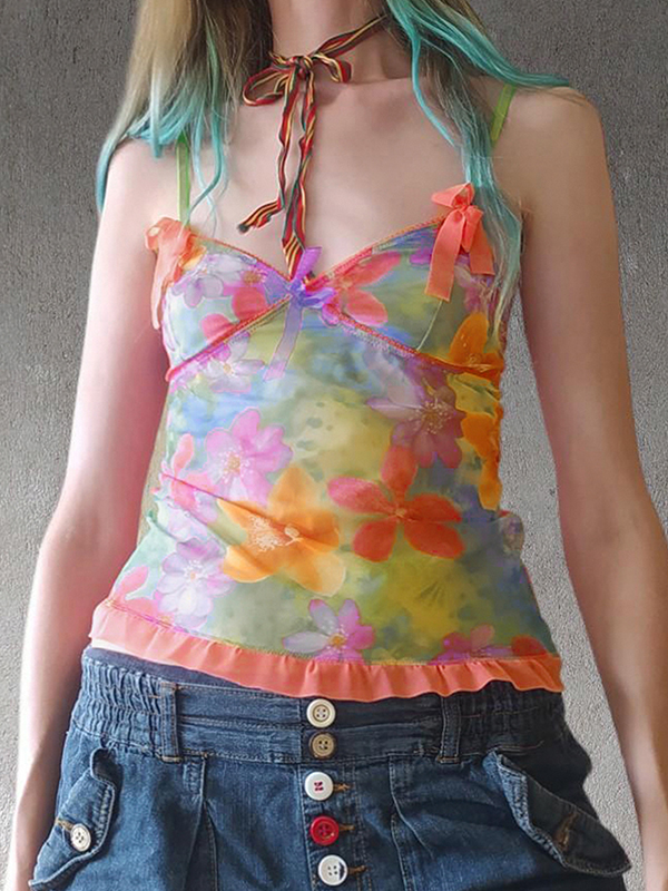 Cami-Top „Sweet Spice Girl“ mit Fliege-1