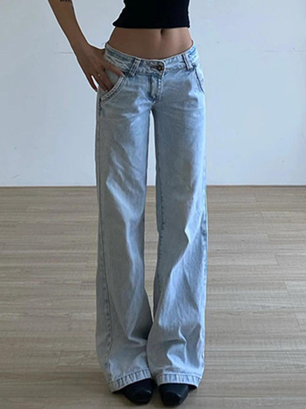 Vintage Hellblaue Boyfriendjeans-3