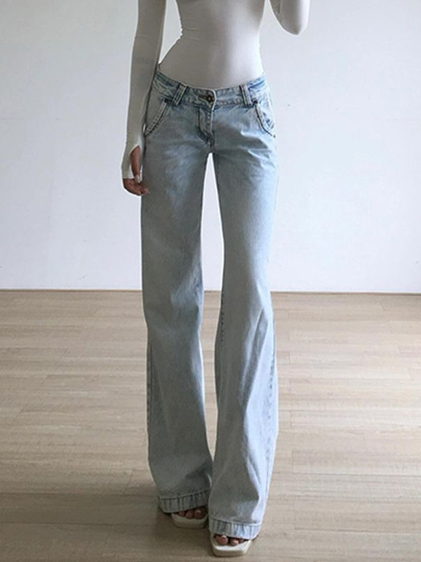 Vintage Hellblaue Boyfriendjeans-2