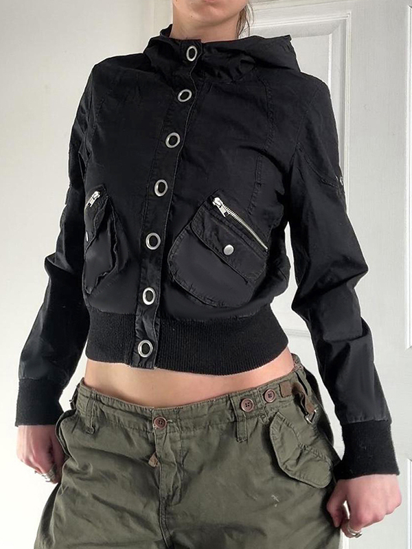 Personalisierte Jacke im Workwear-Stil mit Stehkragen-1