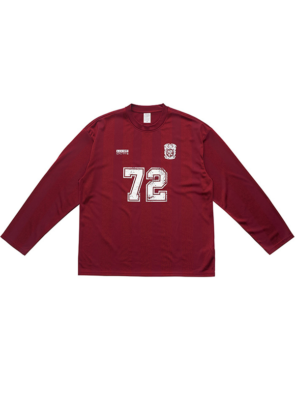 Übergroße Langarm-Sweatshirts mit Schriftzug für Herren-1