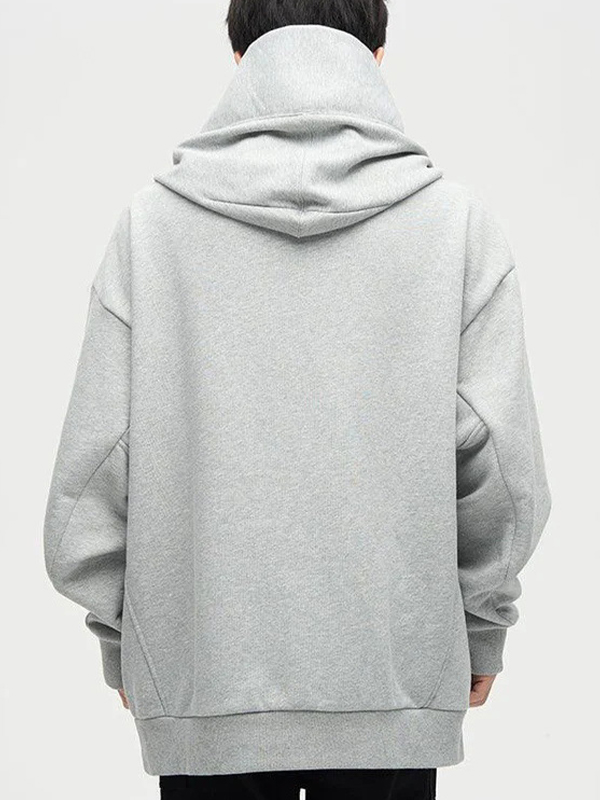 Übergroßer Rollkragen-Hoodie für Herren-1