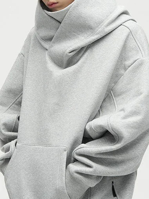 Übergroßer Rollkragen-Hoodie für Herren-2