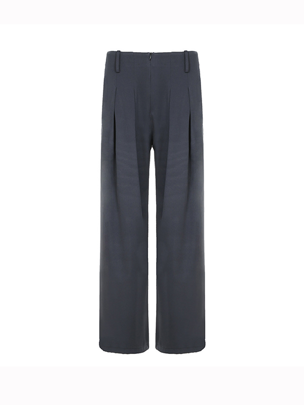 Einfarbige maßgeschneiderte Hose-3