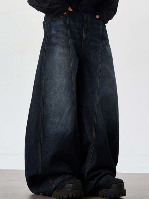 Bestickte Scimitar-Cargojeans für Herren-3