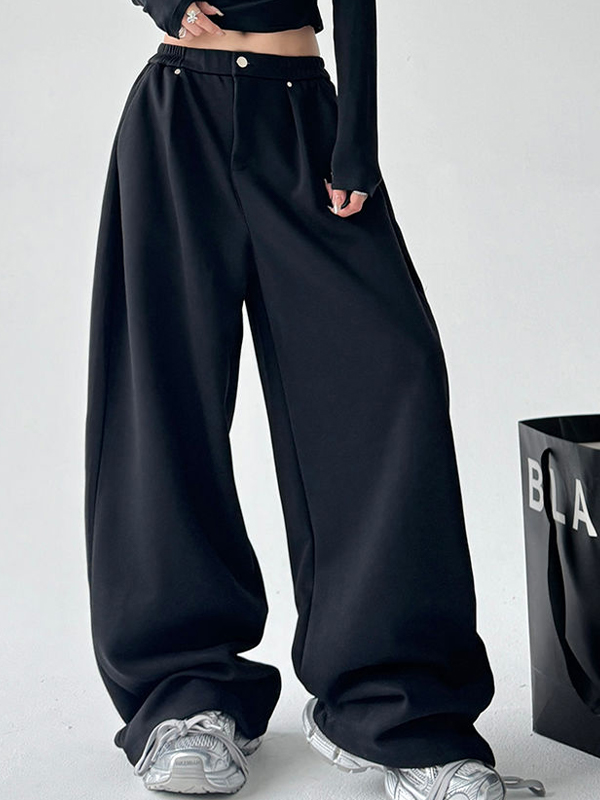 Lockere Jogginghose mit Street-Print-2