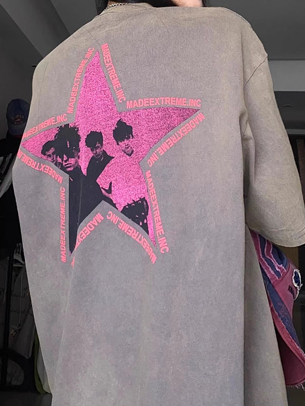 Übergroßes Street-Kurzarm-T-Shirt-2
