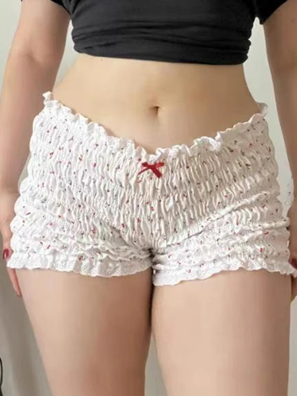 Shorts mit Vintage-Print-1