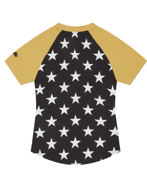 Kurzarm-T-Shirt mit Sternen-Print-1