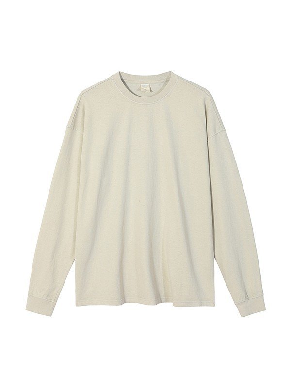 Unisex-Sweatshirt mit Rundhalsausschnitt in Vintage-Waschung-3