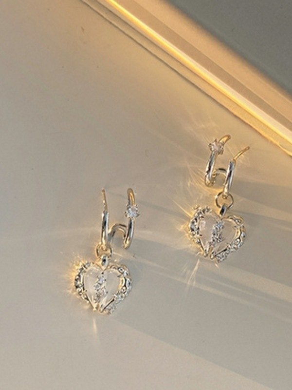 Strass-Zirkon-Herz-Charme-Ohrringe-1