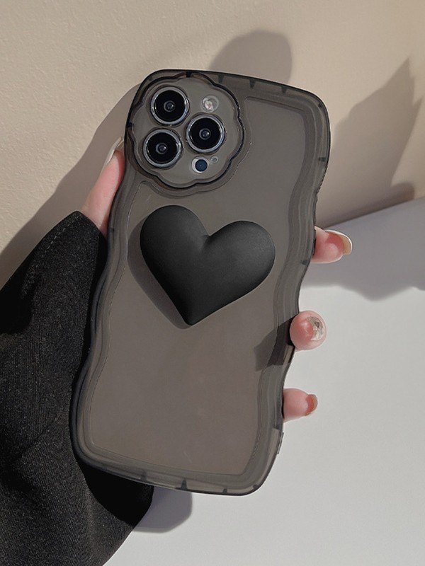 Wave-Ordnungs-Herz verschönerte Telefon-Kasten-2