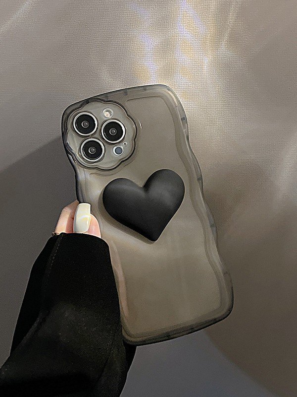 Wave-Ordnungs-Herz verschönerte Telefon-Kasten-4