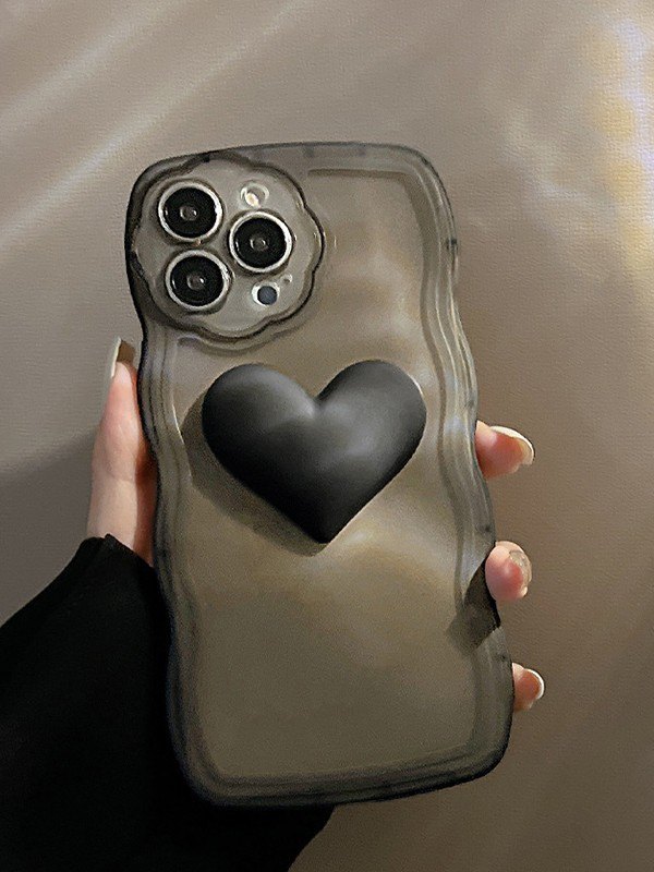 Wave-Ordnungs-Herz verschönerte Telefon-Kasten-1
