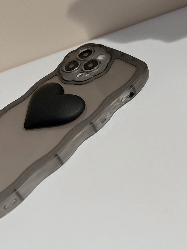 Wave-Ordnungs-Herz verschönerte Telefon-Kasten-3