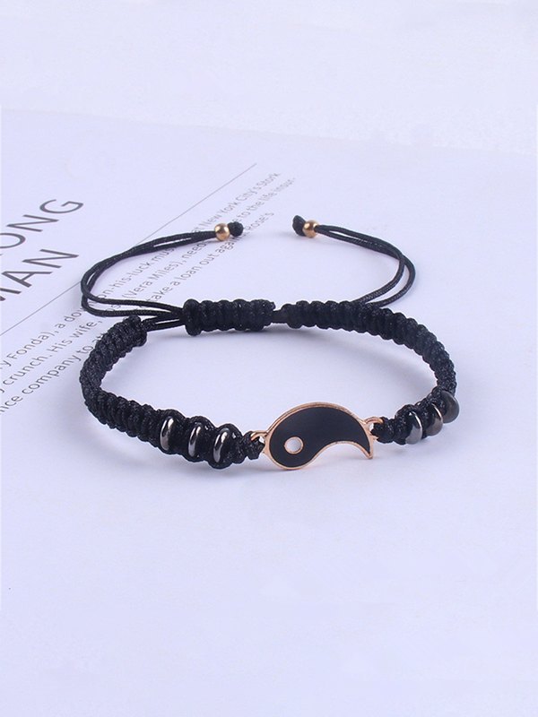 2 Stück Taichi-Anhänger, geflochtenes Seilarmband-2
