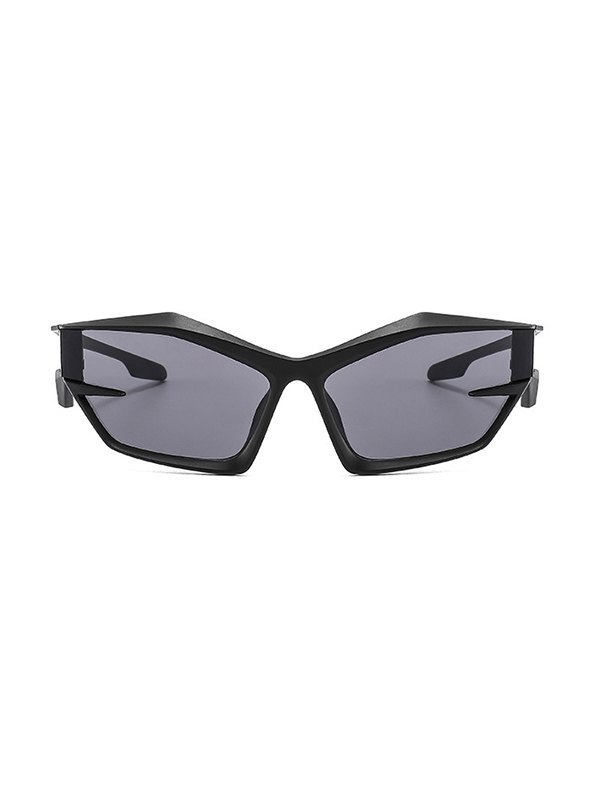 Y2K geformte futuristische Sonnenbrille-1
