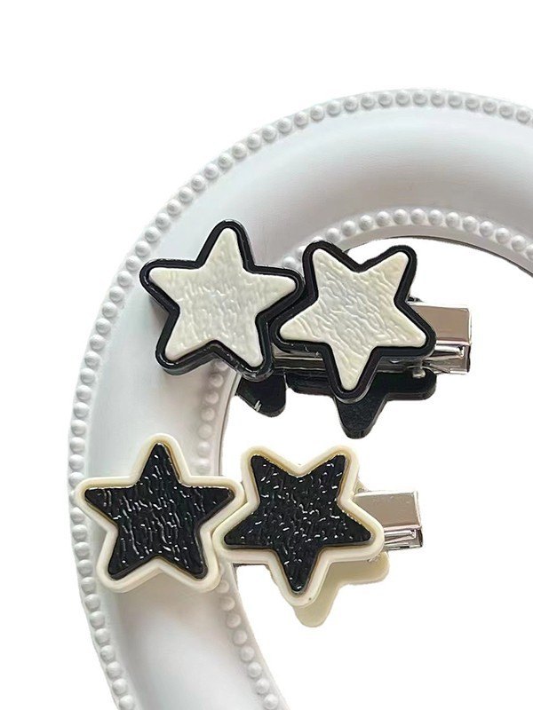 Double Star Charm Haarspange-1