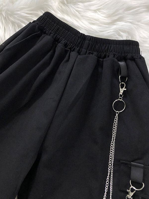 Cargo-Shorts mit Schnallenriemen für Herren-2
