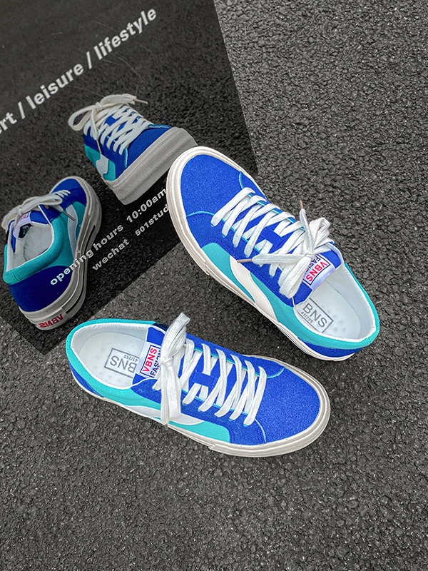 Vintage-Sneaker aus gebürstetem Canvas für Herren-4