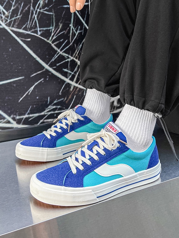 Vintage-Sneaker aus gebürstetem Canvas für Herren-1