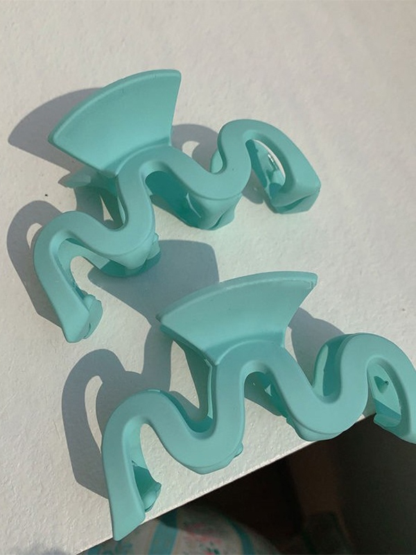 Niedlicher Krallenclip mit Wellenmuster-2