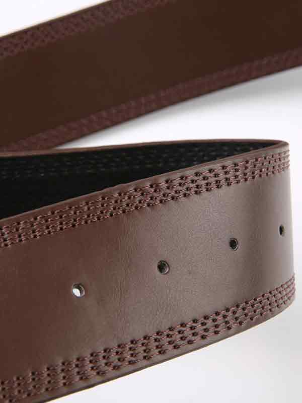 Gürtel mit Schnalle im Vintage-Stichdesign-6