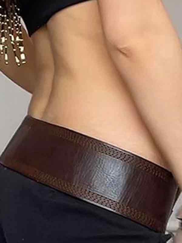 Gürtel mit Schnalle im Vintage-Stichdesign-2