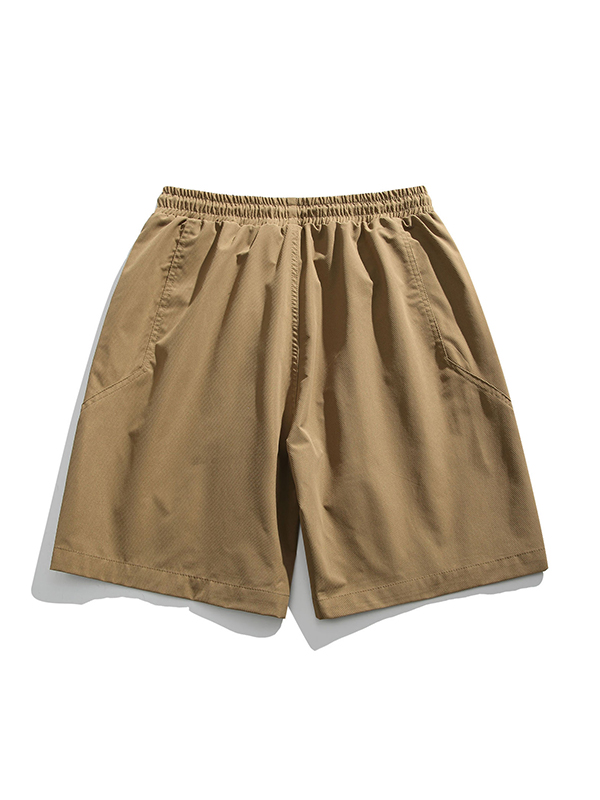 Schlichte, lässige Shorts für Herren mit großen Taschen-1