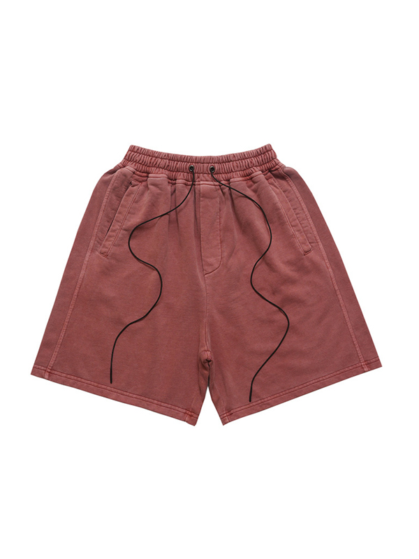 Verwaschene Distressed-Shorts für Herren-3