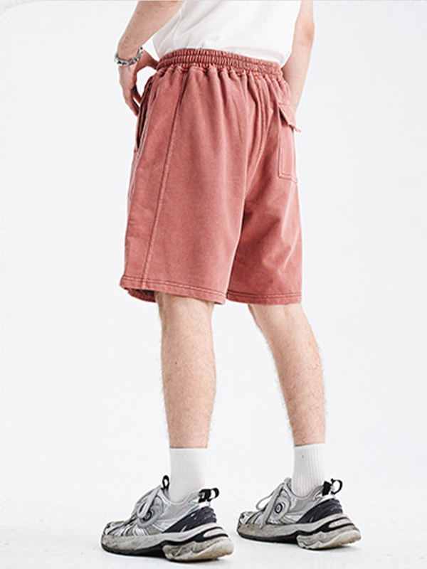 Verwaschene Distressed-Shorts für Herren-2