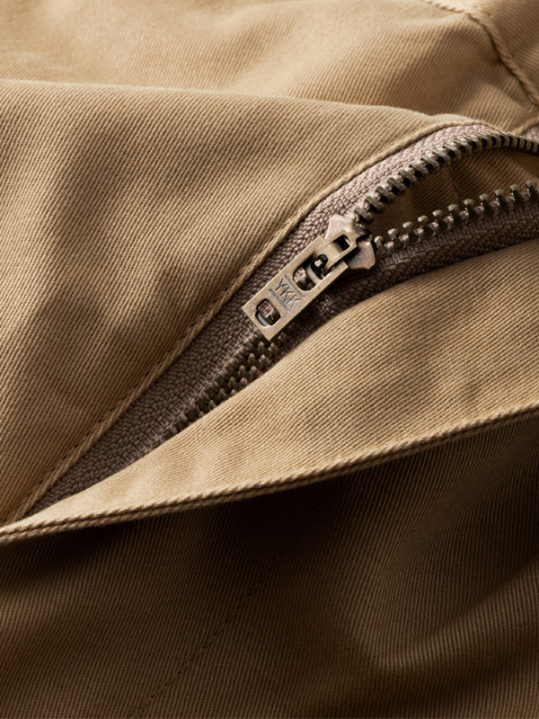 Einfarbige, lockere Cargo-Shorts für Herren mit mehreren Taschen-3